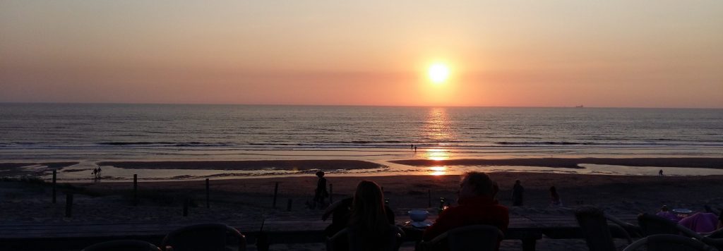 Zonsondergang in Zandvoort